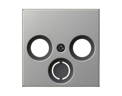 GIRA Abdeckung Koaxial-Antennensteckdose System 55 Edelstahl