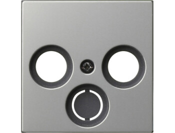 GIRA Abdeckung Koaxial-Antennensteckdose System 55 Edelstahl