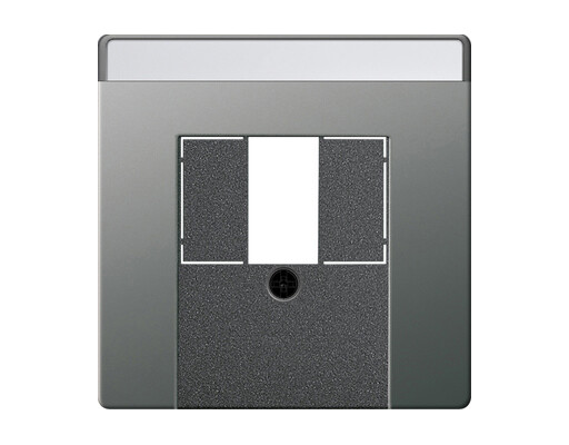 GIRA Abdeckung BSF TAE USB System 55 Edelstahl
