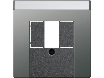 GIRA Abdeckung BSF TAE USB System 55 Edelstahl