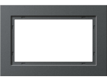 GIRA Abdeckrahmen 1,5-fach Gira E2 Anthrazit