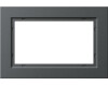 GIRA Abdeckrahmen 1,5-fach Gira E2 Anthrazit
