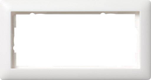 GIRA Abdeckrahmen 2-fach ohne M. Gira Standard 55 Reinweiß m