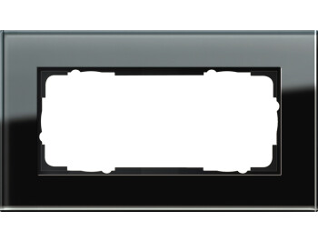 GIRA Abdeckrahmen 2-fach ohne M. Gira Esprit G Schwarz