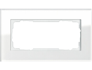 GIRA Abdeckrahmen 2-fach ohne M. Gira Esprit G Weiß