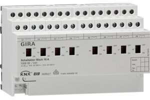 GIRA Schaltaktor 8-fach 16 A Hand KNX REG