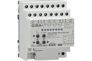GIRA Jalousieaktor 4-fach AC 230 V Hand KNX REG