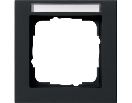 GIRA Abdeckrahmen 1-fach BSF Gira E2 Schwarz m