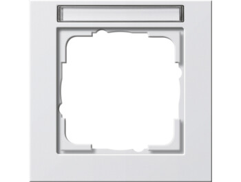 GIRA Abdeckrahmen 1-fach BSF Gira E2 Reinweiß m