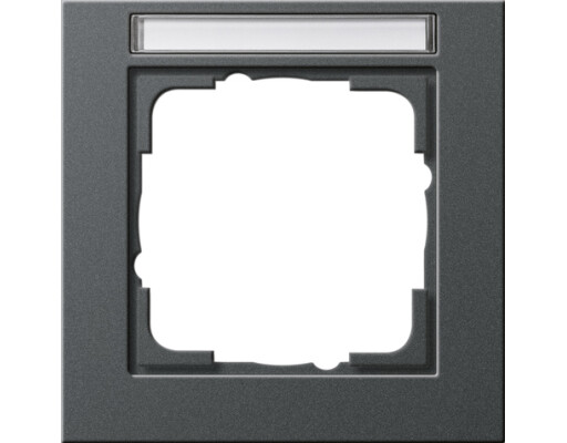 GIRA Abdeckrahmen 1-fach BSF Gira E2 Anthrazit