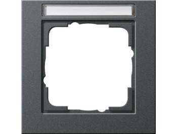 GIRA Abdeckrahmen 1-fach BSF Gira E2 Anthrazit