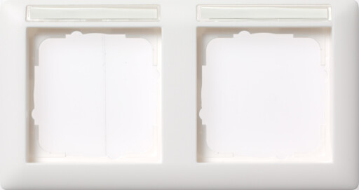 GIRA Abdeckrahmen 2-fach waagerecht BSF Gira Standard 55 Reinweiß