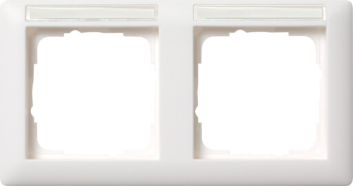 GIRA Abdeckrahmen 2-fach waagerecht BSF Gira Standard 55 Reinweiß m