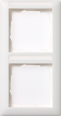 GIRA Abdeckrahmen 2-fach senkrecht BSF Gira Standard 55 Reinweiß