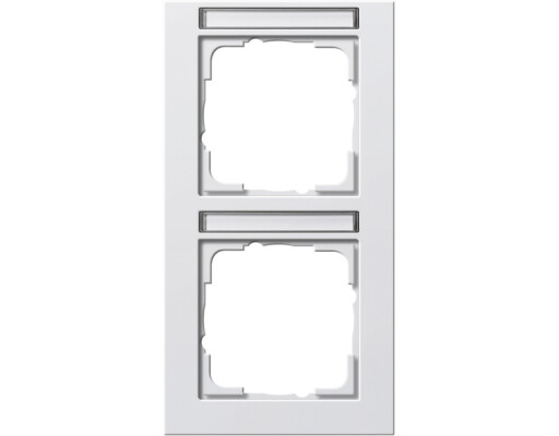 GIRA Abdeckrahmen 2-fach senkrecht BSF Gira E2 Reinweiß m