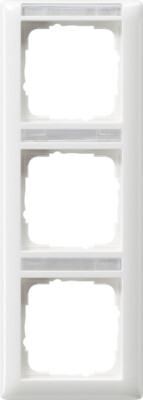 GIRA Abdeckrahmen 3-fach senkrecht BSF Gira Standard 55 Reinweiß