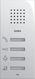 GIRA Wohnungsstation AP System 55 Reinweiß