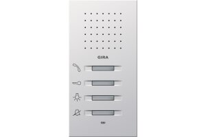 GIRA Wohnungsstation AP Flächenschalter Reinweiß