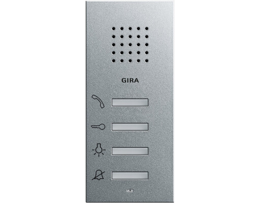 GIRA Wohnungsstation AP System 55 F Alu