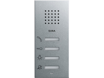 GIRA Wohnungsstation AP System 55 F Alu