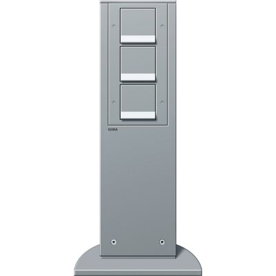 GIRA E-Säule 3x SCHUKO SP 491 mm Gira Energiesäule F Alu