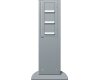 GIRA E-Säule 3x SCHUKO SP 491 mm Gira Energiesäule F Alu