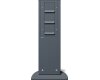 GIRA E-Säule 3x SCHUKO SP 491 mm Gira Energiesäule Anthrazit