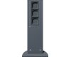 GIRA E-Säule 3x Leereinheit 491 mm Gira Energiesäule Anthrazit