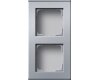 GIRA Profil 2-fach senkrecht + waagerecht Profil 55 Aluminium