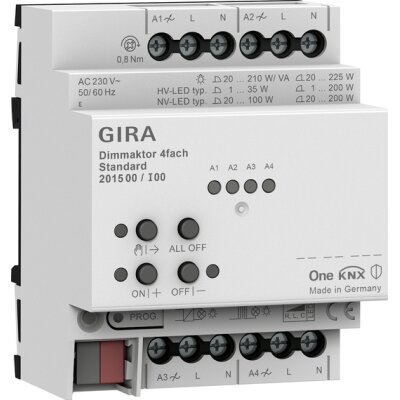GIRA Dimmaktor 4-fach Std OneKNX REG