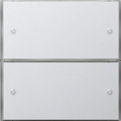 GIRA Tastsensor 3 Komfort 2-fach KNX Flächenschalter Reinweiß