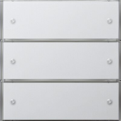 GIRA Tastsensor 3 Komfort 3-fach KNX Flächenschalter Reinweiß