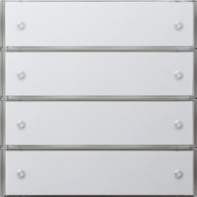 GIRA Tastsensor 3 Komfort 4-fach KNX Flächenschalter Reinweiß