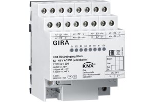 GIRA Binäreing. 8-fach 12 - 48 V AC/DC pot.frei KNX REG