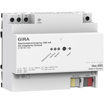 GIRA Spannungsvers. 1280 mA Drossel OneKNX REG