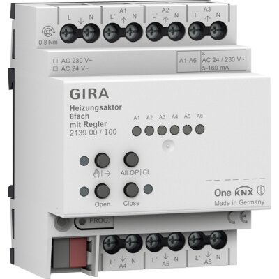 GIRA Heizungsaktor 6-fach Regler OneKNX REG