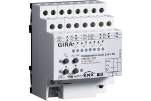 GIRA Rollladenaktor 4-fach AC 230 V Hand KNX REG