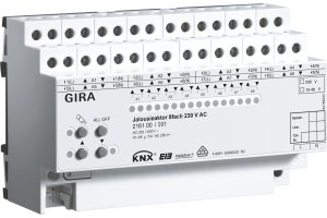 GIRA Jalousieaktor 8-fach AC 230 V Hand KNX REG
