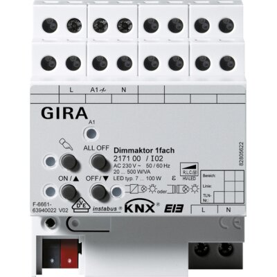 GIRA Dimmaktor 1-fach 500 W/VA KNX REG