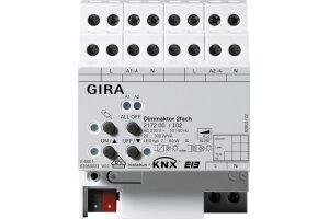 GIRA Dimmaktor 2-fach 2 x 300 W/VA KNX REG