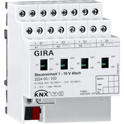 GIRA Steuereinheit 1 - 10 V 4-fach Hand KNX