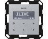 GIRA UP-Radio RDS ohne Lautsprecher System 55 F Alu