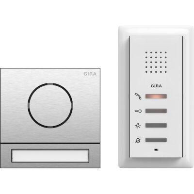 GIRA EFH-Paket Audio System 106 Edelstahl