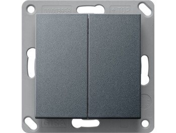 GIRA EnOcean Funk Wandsender 2-fach System 55 Anthrazit