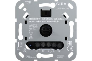 GIRA RTR 230 V Öff./Schließ. Aus + Kontroll...