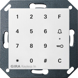 GIRA Gira Keyless In Codetastatur System 55 Reinweiß