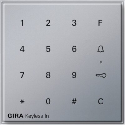 GIRA Gira Keyless In Codetastatur Gira TX_44 (WG UP) F Alu