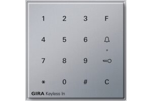 GIRA Gira Keyless In Codetastatur Gira TX_44 (WG UP) F Alu