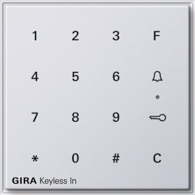 GIRA Gira Keyless In Codetastatur Gira TX_44 (WG UP) Reinweiß