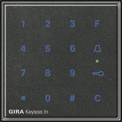 GIRA Gira Keyless In Codetastatur Gira TX_44 (WG UP) Anthrazit